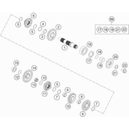 Rillenkugellager 6204 JR2 C4