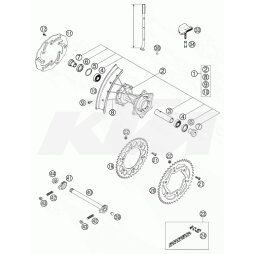 SPEICHE M5X197-10G 18 DDE