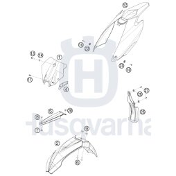 STARTNUMMERTAFEL WEISS 09