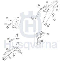 STARTNUMMERTAFEL SCHWARZ