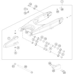 Schwingarmbolzen kpl. 07