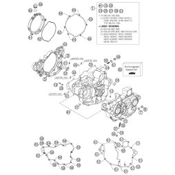 MOTORGEH. KPL. 250 SX-F 2007