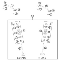 VENTILFEDERKIT AUSLASS