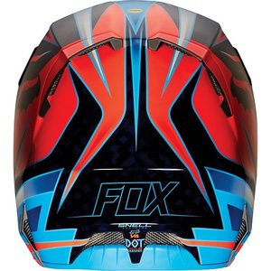 FOX V4 Race Helm 15 in rot