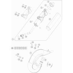 Enddämpfer 125-150 SX