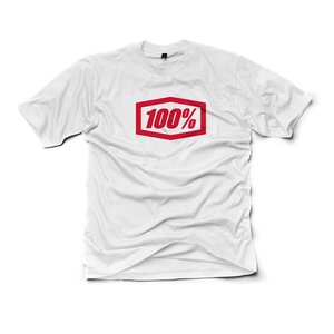 100% T-Shirt Essential in weiss L