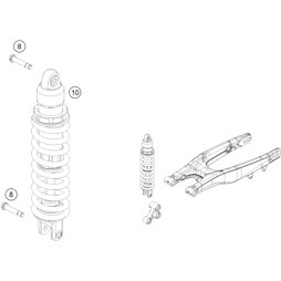 MONOSHOCK 250 SX/TC 250 15