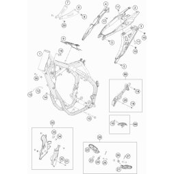Motorstrebe links
