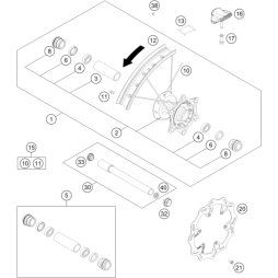 Reifenhalter 1,60
