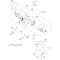 SPEICHE M4,5X205-19 16