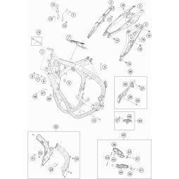 Motorstrebe links