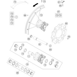 VORDERRAD KPL. 17