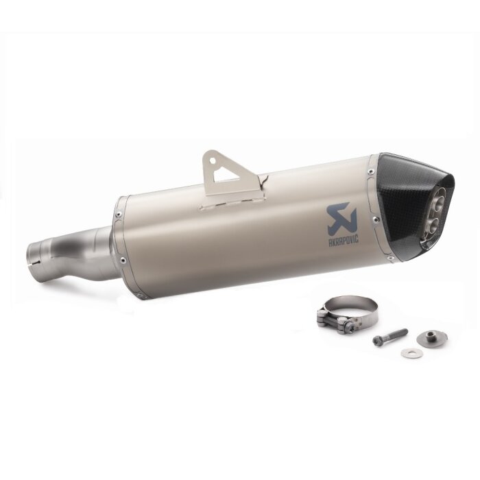 akrapovic slip on exhaust for duke 390
