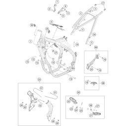 Motorstrebe links