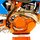 Acerbis X-Power Kit Zündung Kupplung Deckel Schutz Orange