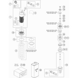 Reparaturkit Federbein PDS 19
