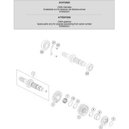 Schieberad 3./4.G.