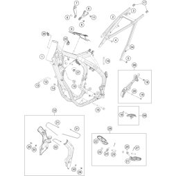 Motorstrebe links