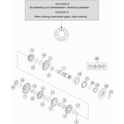 Schieberad 6.Gang, Z=20