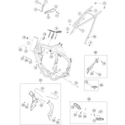 Motorstrebe links