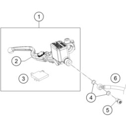 BREMSLEITUNG ZYL./MODULATOR VO