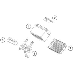 Spannband Batterie vorne