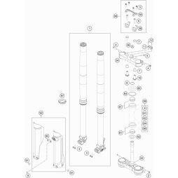 Gabel 125/150 SX/TC 2020