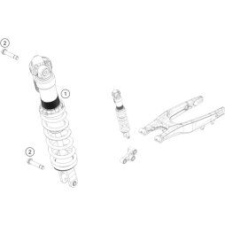 Federbein 125/150 SX/TC 2020