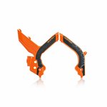 Acerbis Rahmenschutz X-Grip KTM SX/SXF 2019- Orange/Schwarz