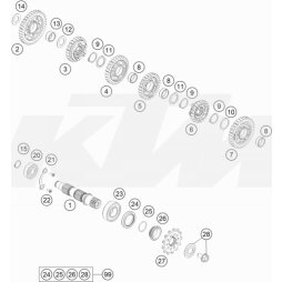 Schieberad 6.G.