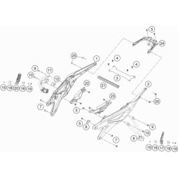 Heckausleger Links