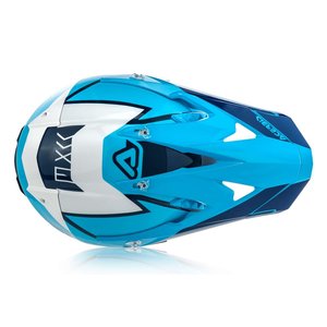 Acerbis Helm Impact X-Racer VTR Blau Weiß