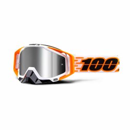 100% Brille Racecraft Plus Illumina Neonorange Weiß...