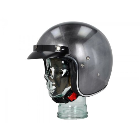 Shiro Helm SH-235 Scratched Chrome - Husky-Shop24.de