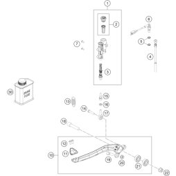 Reparaturkit für Fussbremszylinder