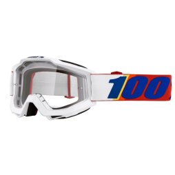 100% Accuri Brille Minima Rot/Weiß - Klar