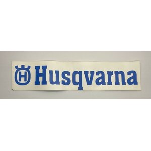 Husqvarna Auto Van Anhänger Sticker 73x12 cm