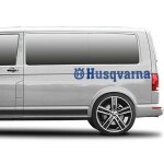 Husqvarna Auto Van Anhänger Sticker 73x12 cm