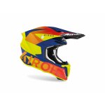 Airoh Helm Twist 2.0 Blau Orange Gelb