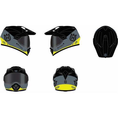 bell eliminator helmet husqvarna MX-9 Mips Authentic ECE face helmet designed for street performance Bell Helmets Gloss Red/Black Eliminator