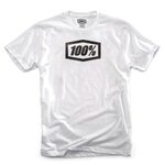 100% T-Shirt Essential Weiß Schwarz