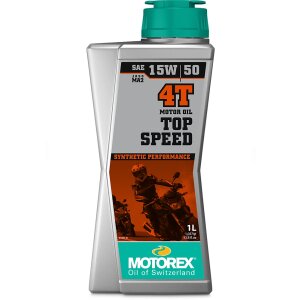Motorex Sae 15W/50 Top Speed 4T Motorenöl 1 Liter