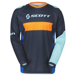 Scott Jersey 350 Race Evo Trikot Blau Orange Gr. M