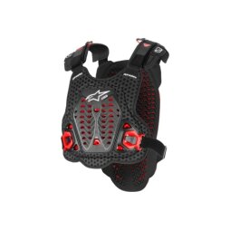 Alpinestars Brustpanzer A-5 Plasma Schwarz Rot