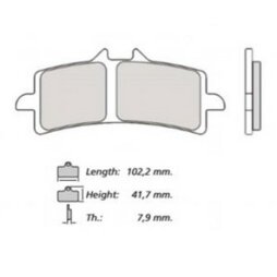 Brembo Bremsbelag Bremsklotz Z04