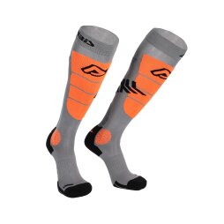 Acerbis Socken MX Impact Vented Orange Grau