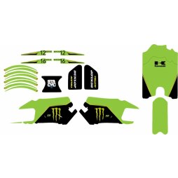 Dcor Dekor-Kit für 12er 16er Stacyc Kawasaki