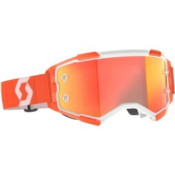 Scott Brille Fury Works Weiß Orange - Chromeorange