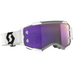 Scott Brille Fury Works Grau Weiß - Chromeblau